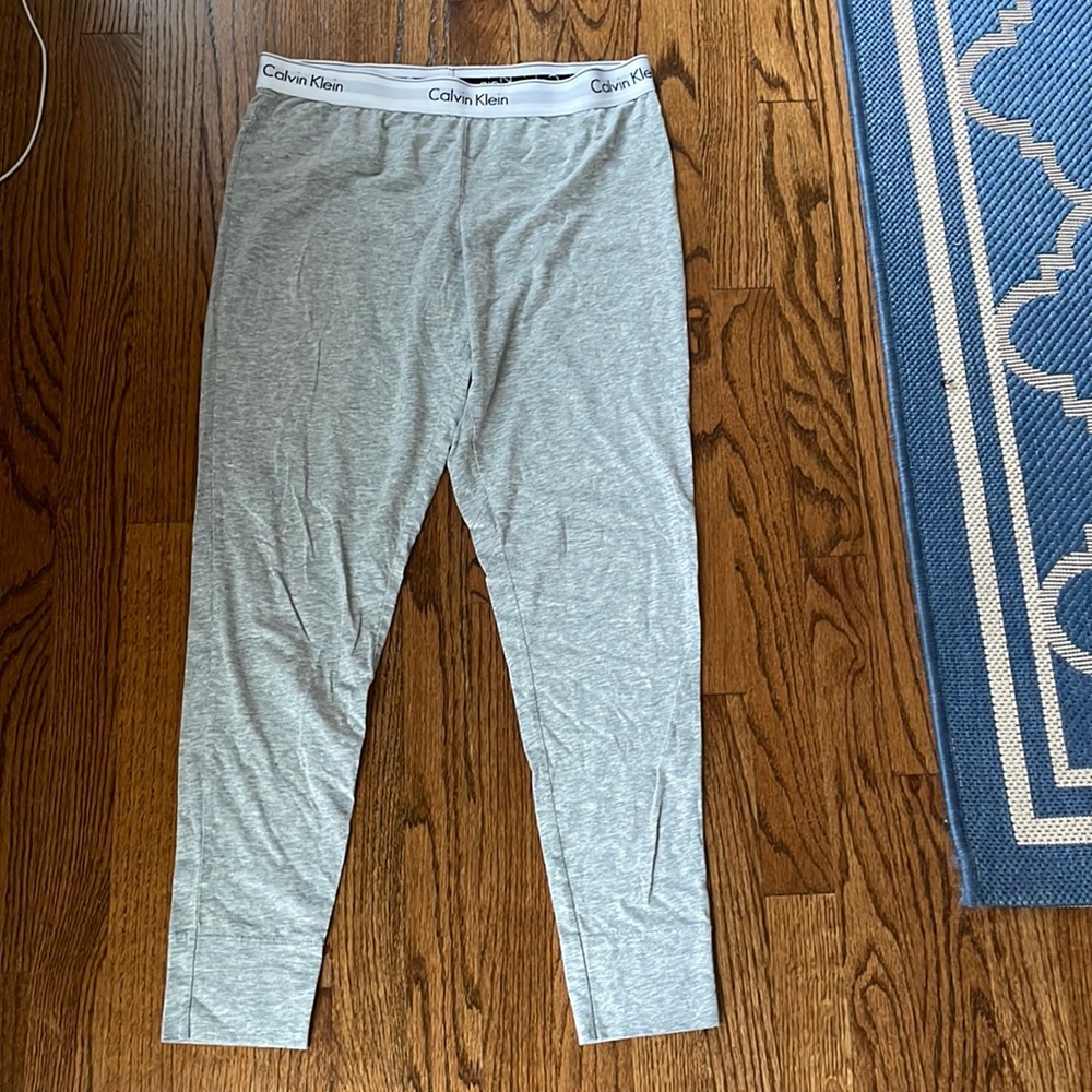 calvin klein grey leggings